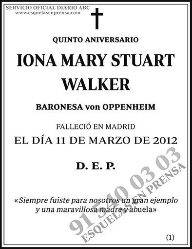 Iona Mary Stuart Walker